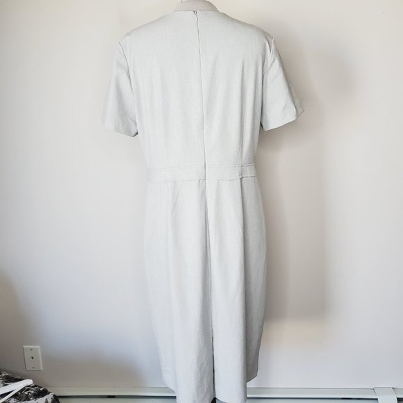 Banana Republic Gray Midi Dress - Picture 5 of 11